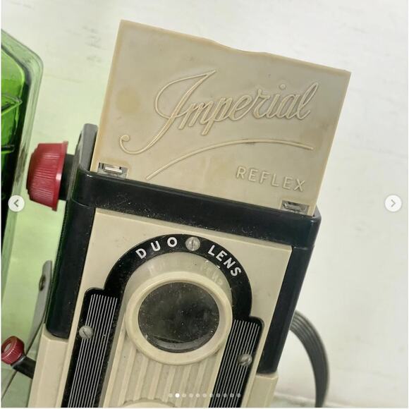 Vintage Imperial Reflex Duo Lens 620 Box Camera Strap Photography 1961 UNTESTED - Picture 2 of 10